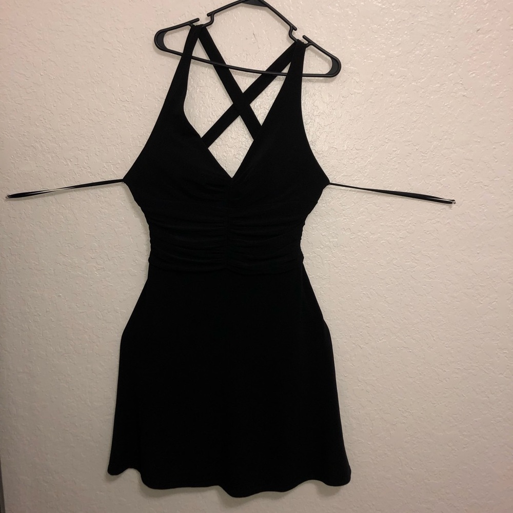 Dress with Cross Straps